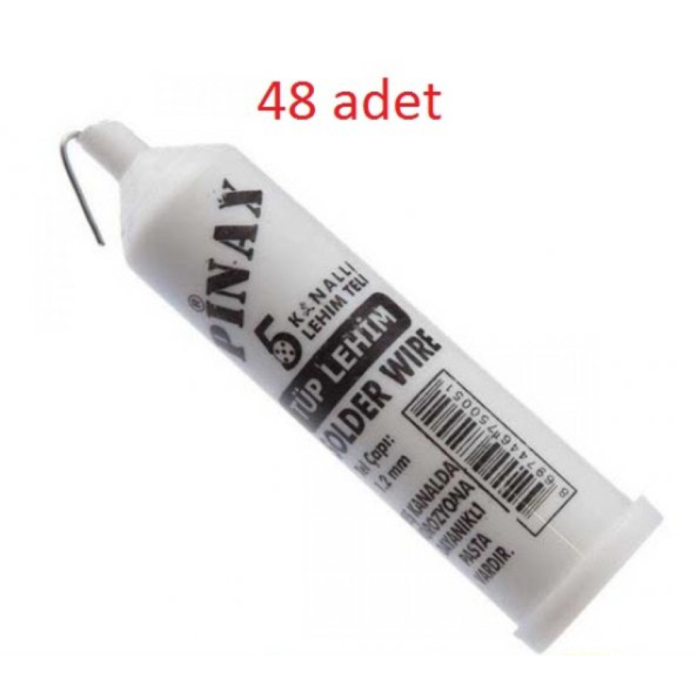 Hagiki (48 Adet) Lehim Teli 5 Kanalli (48 Adet) Lehim & Havya Fiyatı