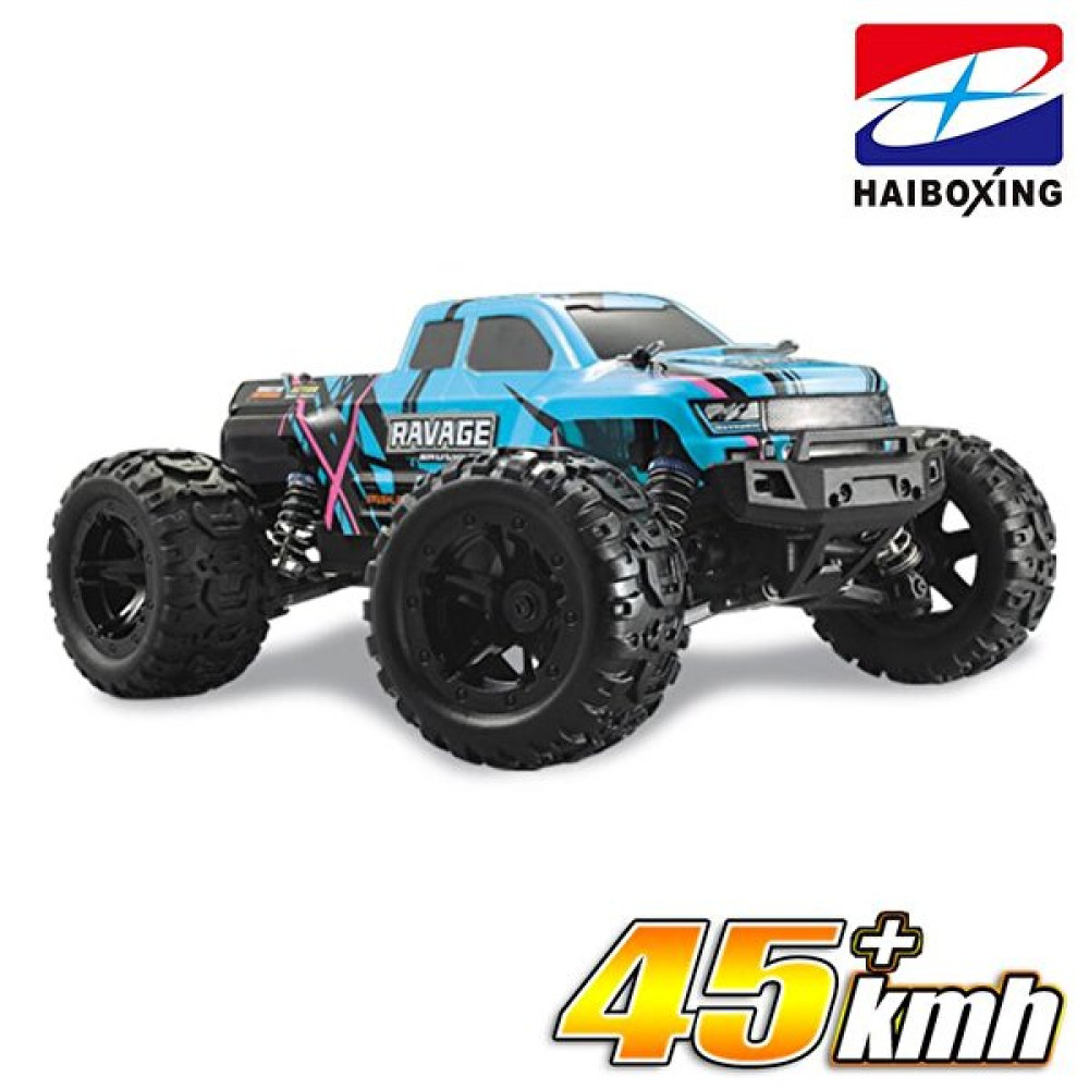Haiboxing 1/16Th Scale 4WD Brushless Truck RTR Mavi Uzaktan Kumandalı Araba - 1000 mAh 7.4v 2S 30C Lipo Batarya RC Araçlar Fiyatı