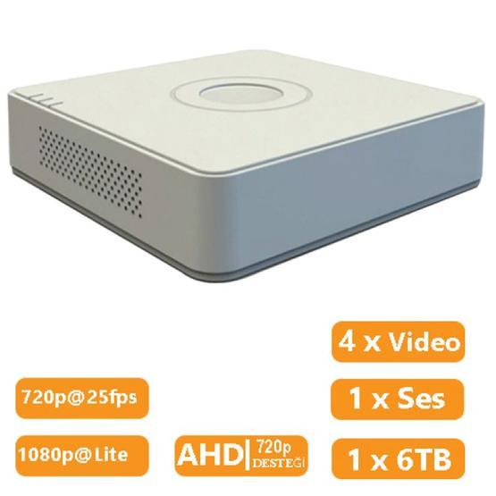 Haikon DS-7104HGHI-F1 4 Kanal Güvenlik Sistemi Kayıt Cihazı Güvenlik Sistemi Kayıt Cihazı Fiyatı