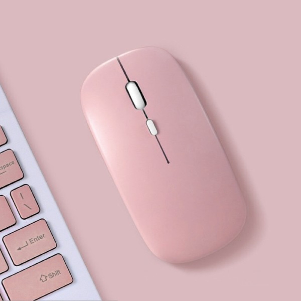 Hainan Shenda Bluetooth Kablosuz Sessiz Fare Mouse (Yurt Dışından) - Pembe Klavye - Mouse Fiyatı