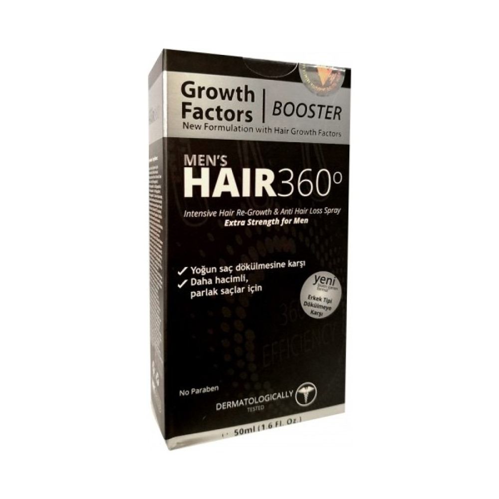 Hair 360 Booster Mens Hair Spray 50ml - Erkekler için Saç Spreyi Saç Bakım Maskeleri & Serumlar & Spreyler Fiyatı