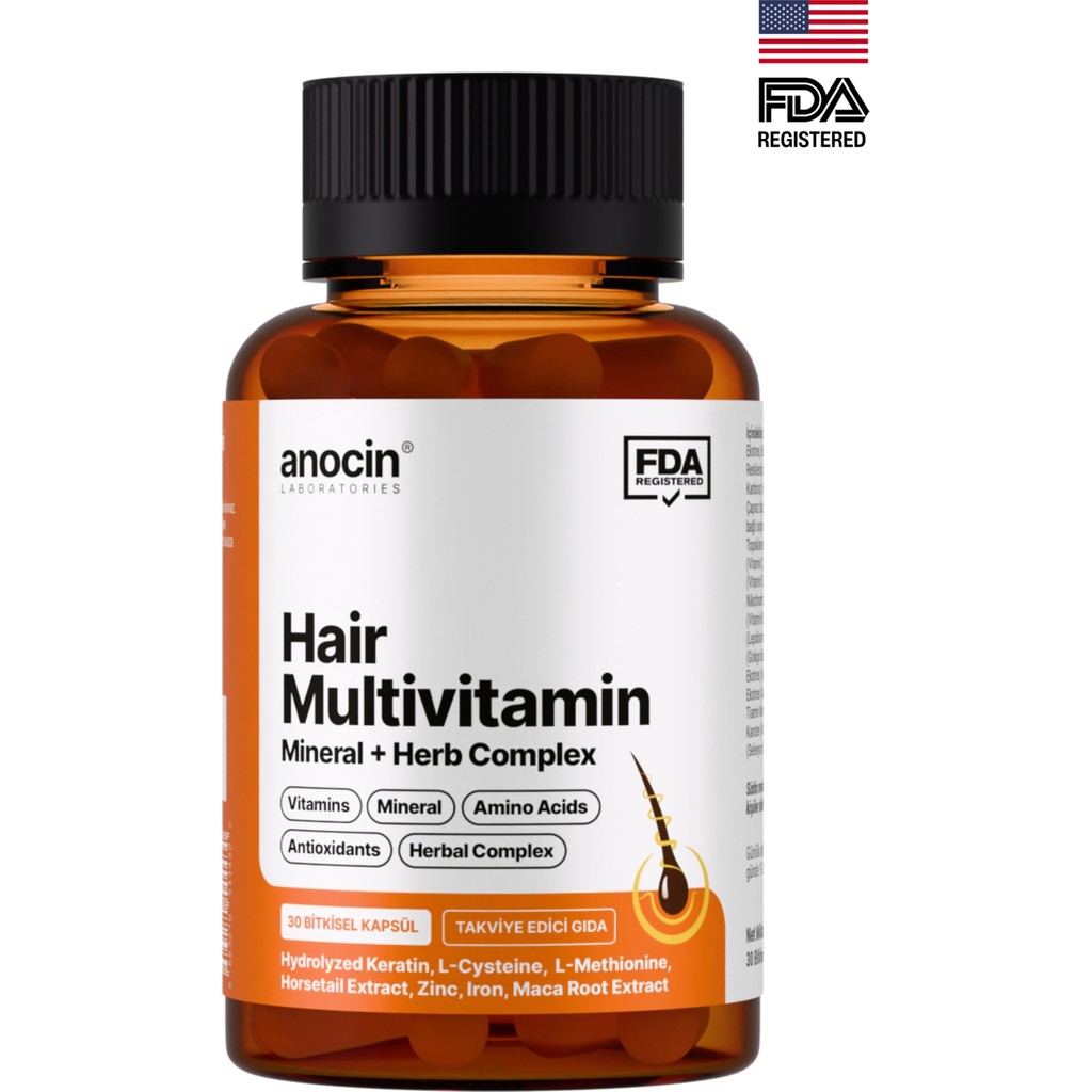 Hair Multivitamin Complex - Tr'de Ilk Saç Multivitamini 29 Aktif ve Vitamin Diğer Fiyatı