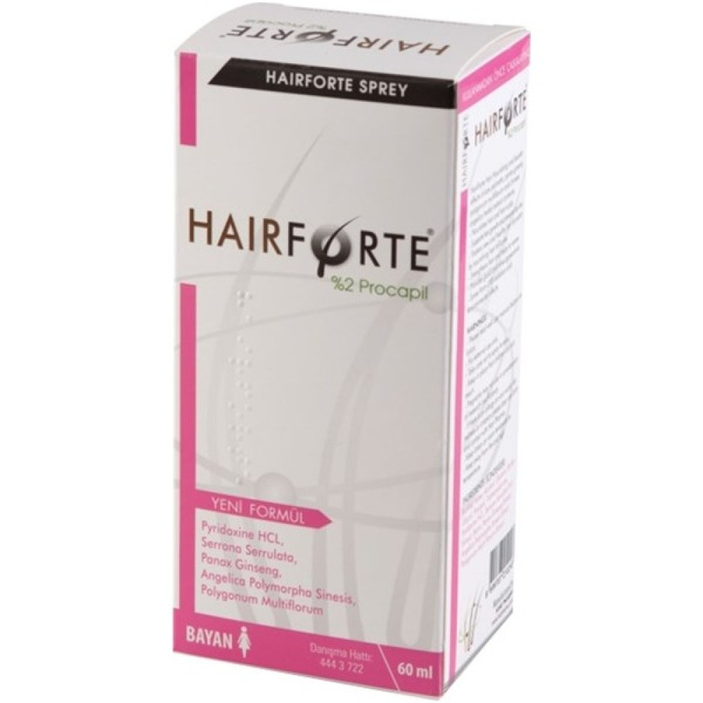 Hairforte Saç Spreyi̇ Bayan 60 ml Saç Bakım Maskeleri & Serumlar & Spreyler Fiyatı