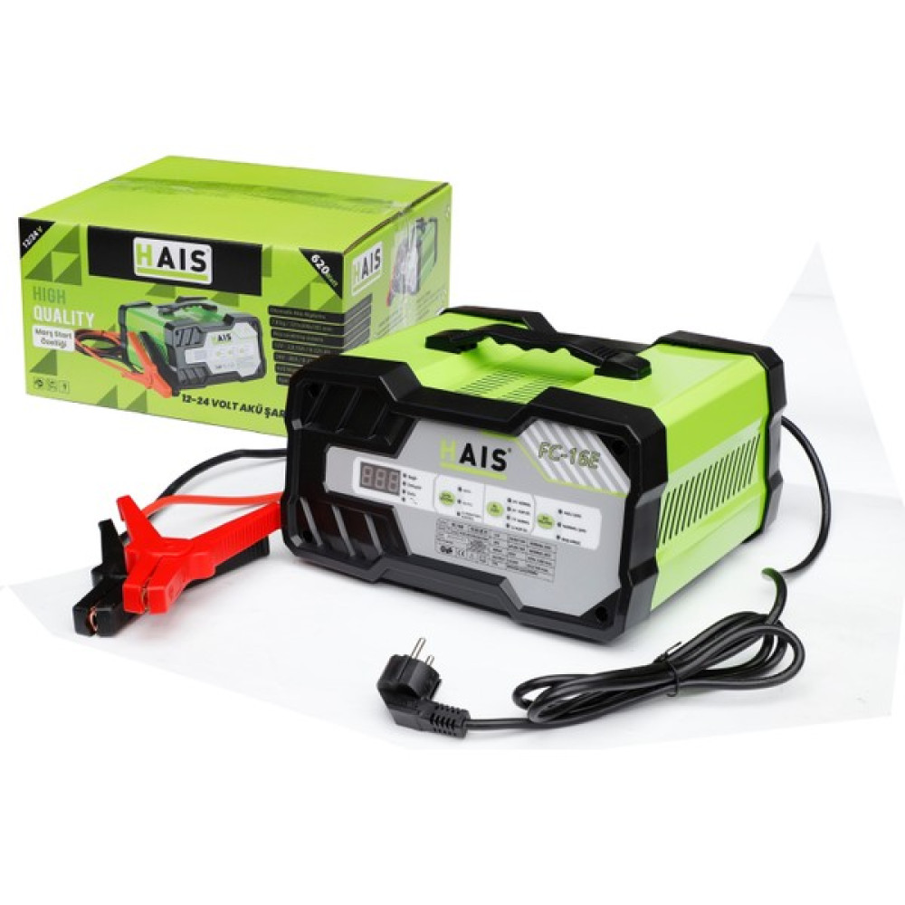 Hais Akıllı 12 - 24 Volt Akü Şarj Cihazı Akü Şarj Edici Fiyatı
