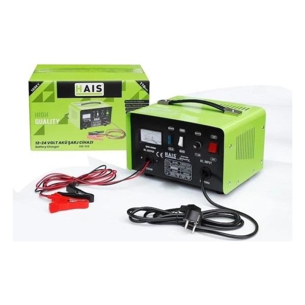 Haıs Akü Şarj Cihazı 12-24 Volt Akü Şarj Edici Fiyatı