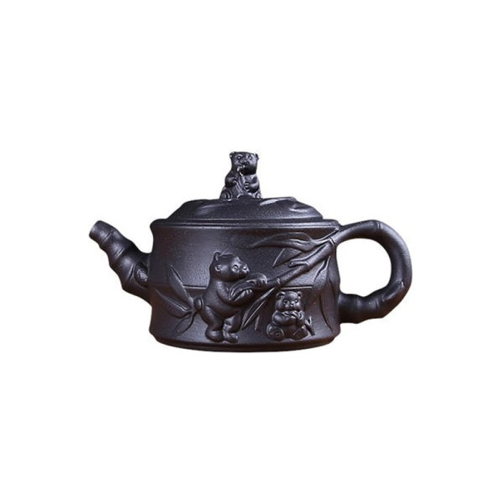 Haitn 350 ml Çaydanlık Çin Porselen Panda Bambu Çay Potu Kung Fu Çay Seti Çaydanlıklar El Yapımı Zisha Seramik Su Isıtıcısı | Çaydanlıklar (Yurt Dı... Çay / Çaydanlık Setleri Fiyatı