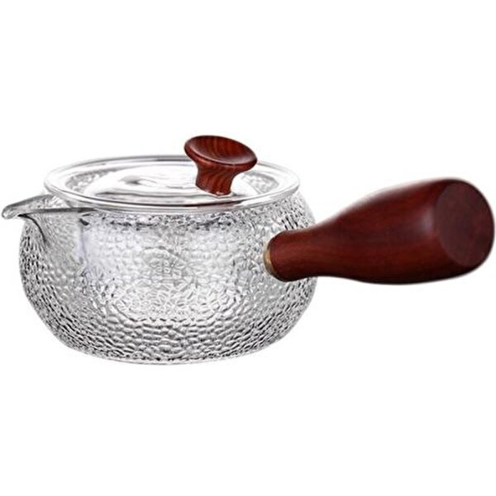 Haitn 600 ml Japon Stil Çaydanlık Temizle Cam Ahşap Saplı Pot Çay Makinesi Kahve Su Isıtıcısı Teaware Aracı Dekor | Çaydanlıklar (Yurt Dışından) Çay / Çaydanlık Setleri Fiyatı