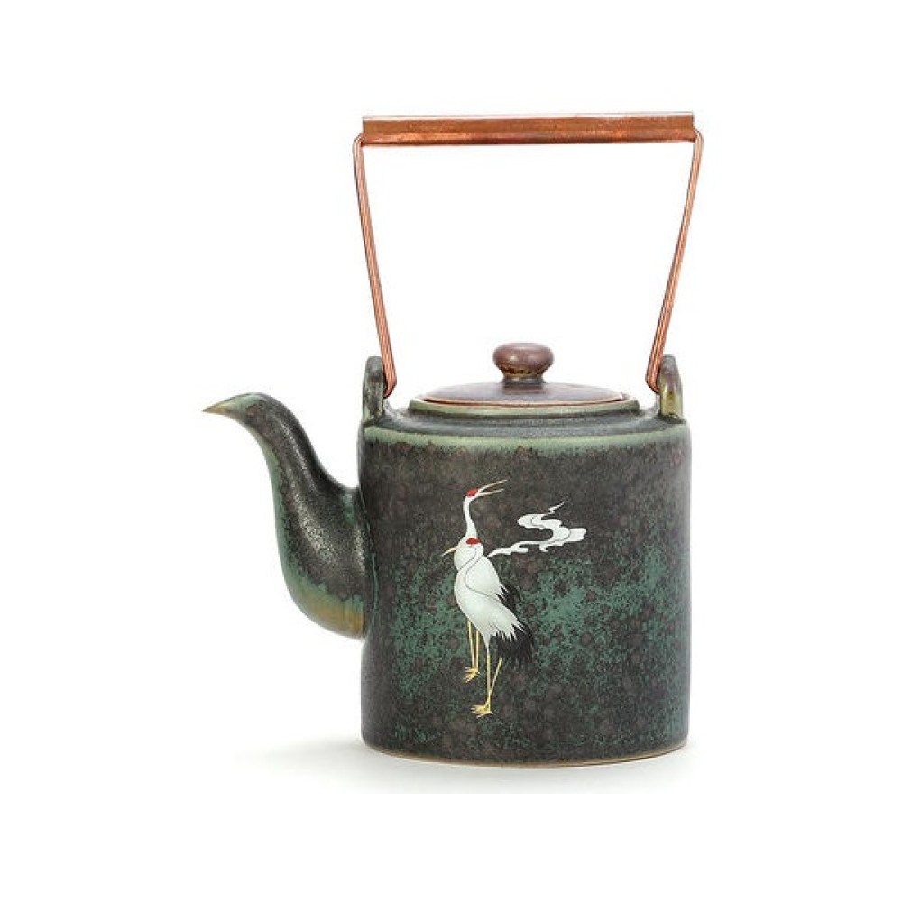 Haitn Çin Tarzı Kolu Pot Seramik Retro Çay Seti Tek Pot Basit Çaydanlık Stoneware Bakır Saplı Çaydanlık | Çaydanlıklar (Yurt Dışından) Çay / Çaydanlık Setleri Fiyatı