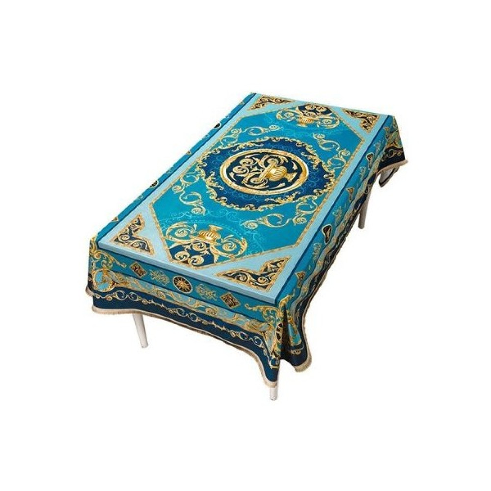 Haitn Masa Örtüsü Yumuşak Kadife Lüks Masa Örtüsü Ev Mutfak Ağır Püskül Avrupa Tarzı ile Günlük Dekor | Masa Örtüleri (110X110 Cm) (Yurt Dışından) Masa Örtüsü Fiyatı