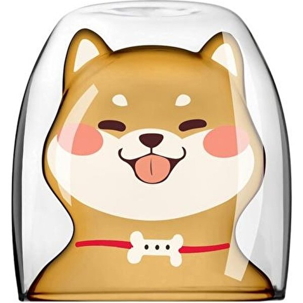 Haitn Yeni Shiba Inu Kupası Sevimli Isıya Dayanıklı Çift Cam Bardak Borosilikat Fincan Süt Kupası Sevimli Pet Kupası Çocuk KUPASI220ML | Kupalar (S... Fincan / Bardak / Kahve Takımı Fiyatı