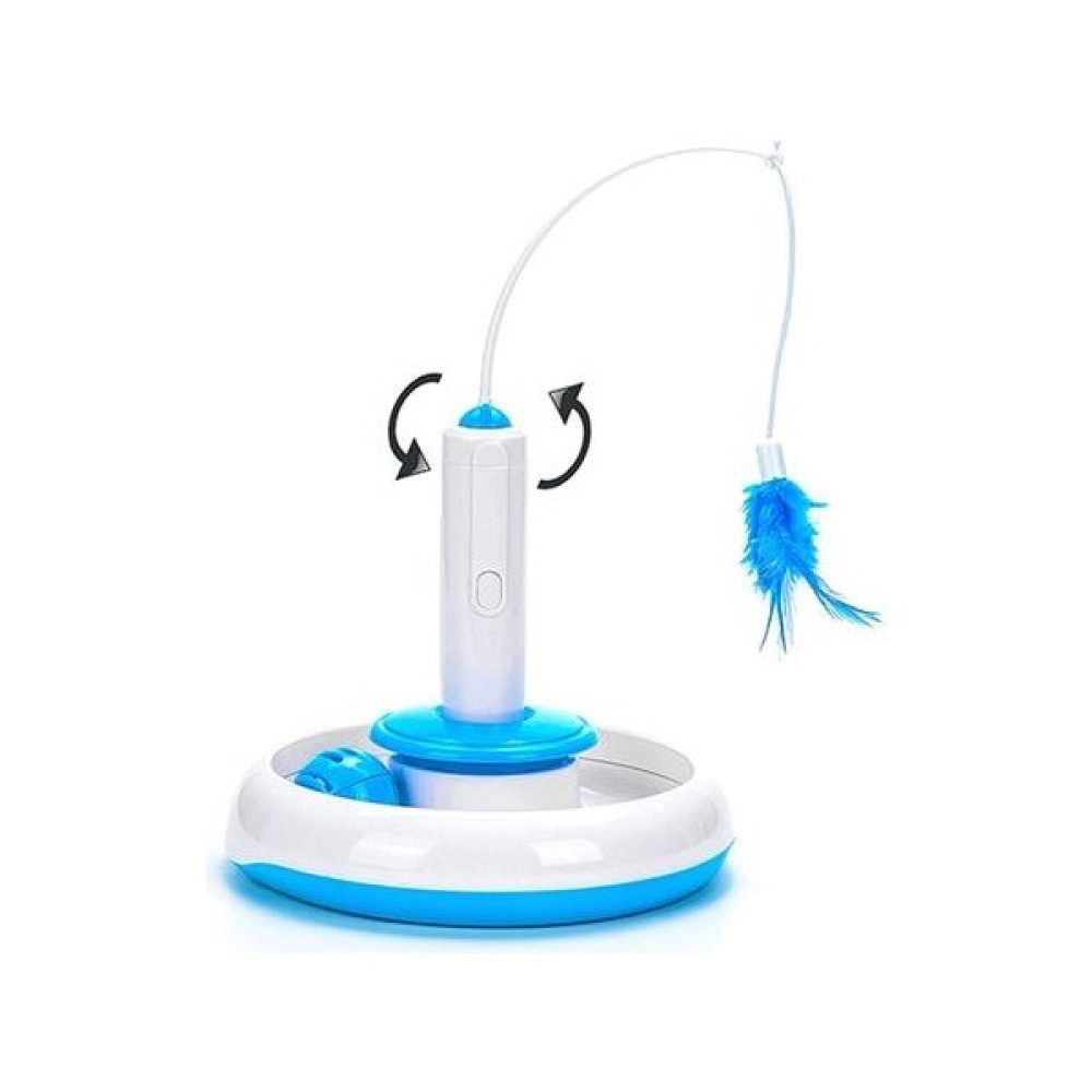 Haitun 2 In 1 Elektrikli Kedi Sopa ve Izler Kulesi Otomatik Döner Interaktif Kedi Oyuncaklar Top Turntable Pet Yavru Kedi Komik Sticks | Kedi Oyuncaklar (Yurt Dışından) - Mavi Oto Boyaları Fiyatı