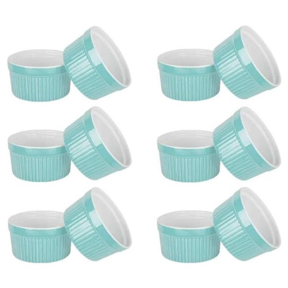 HaiTun Ramebins Suffle Yemekleri Seramik Bakeware Ramekins Souffl Yemekleri 12-Adet 3.54 (Yurt Dışından) - Yeşil Oto Boyaları Fiyatı