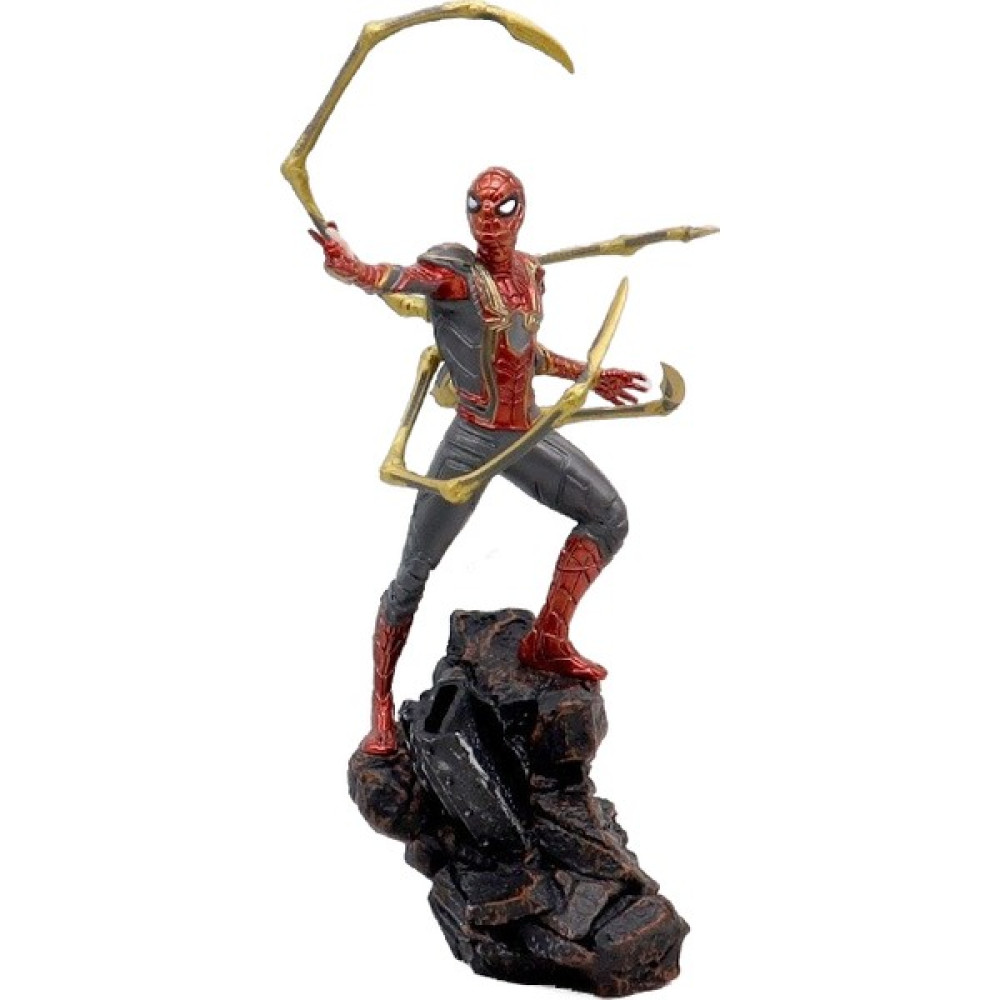 Haiwen Marvel's Avengers No Way Home Çelik Örümcek Anime Figür Modeli Süsleri (Yurt Dışından) - Gümüş Oyuncak Fiyatı