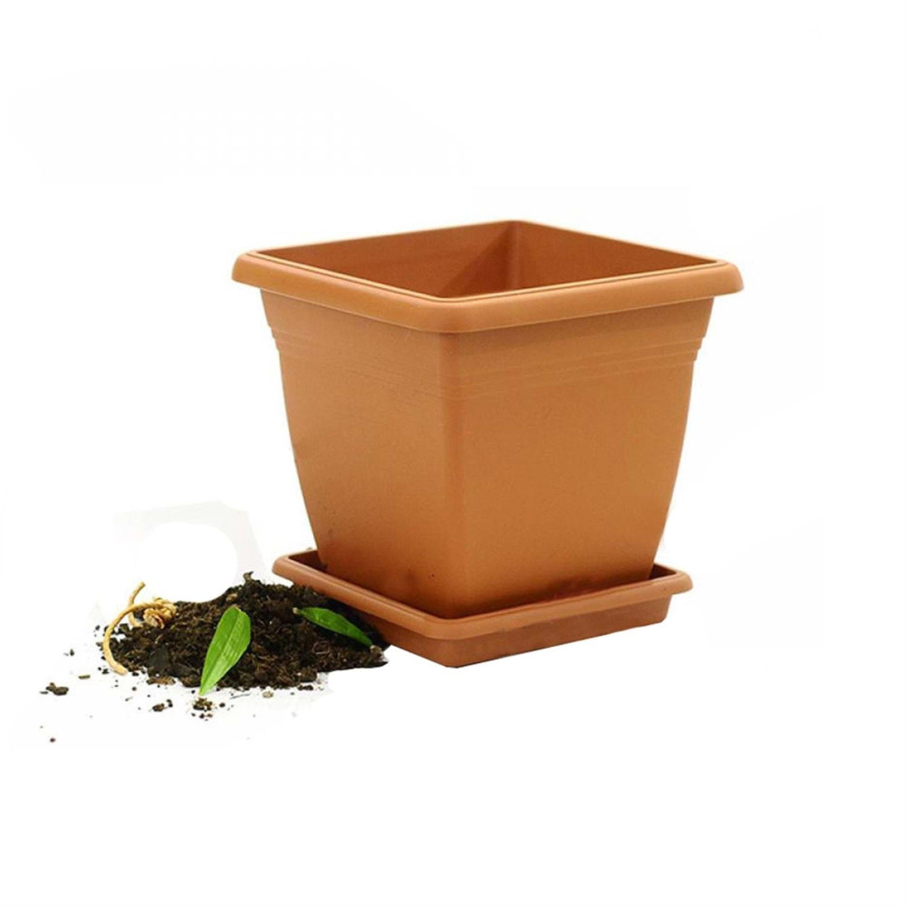 HAK 1 Litre Kare Saksı (0040-01-266-99-502466) Oto, Bahçe, Yapı Market Fiyatı