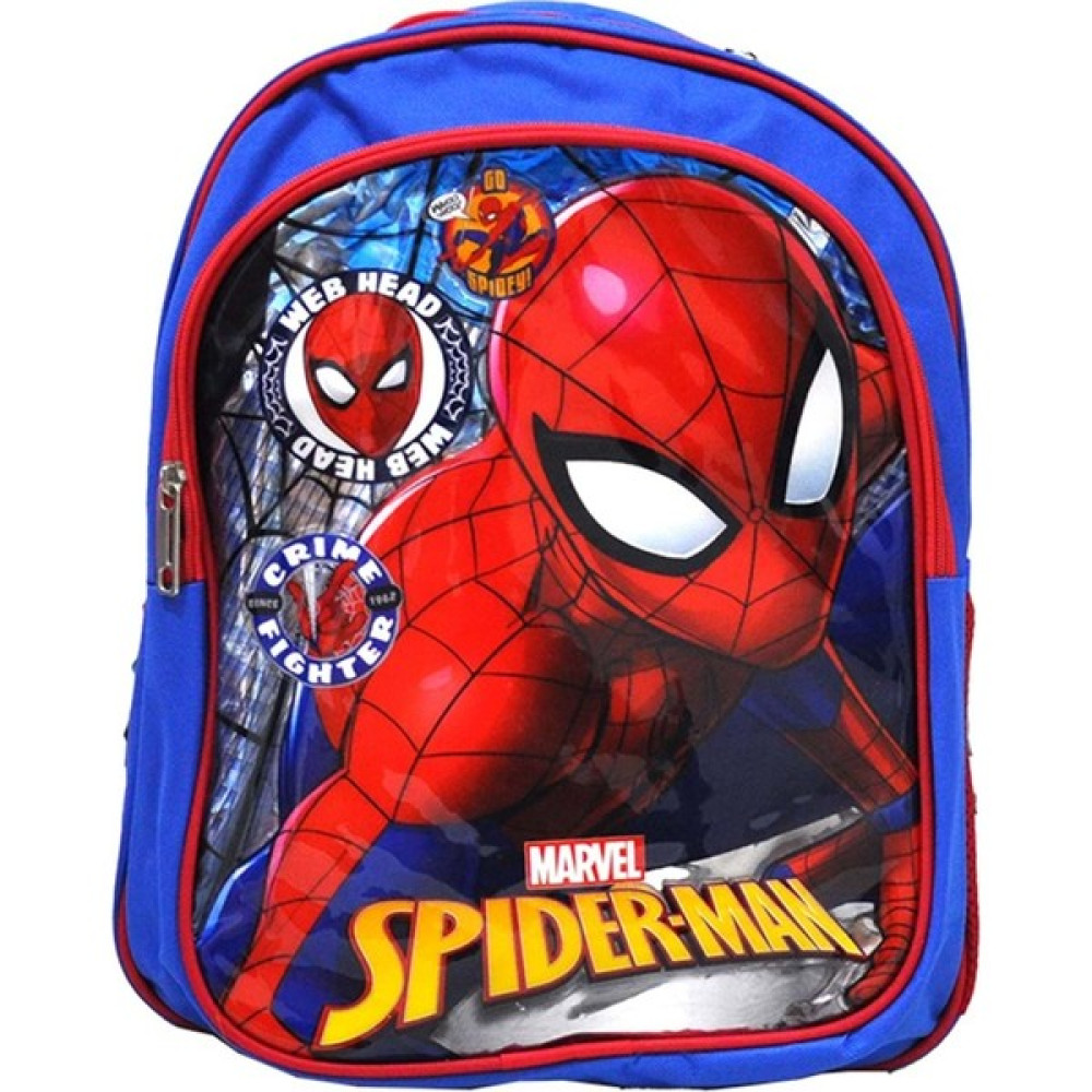 Hakan Çanta Marvel - Spiderman Web Head - RF-95684 - Mavi - Kırmızı - Mavi Okul Çantası Fiyatı