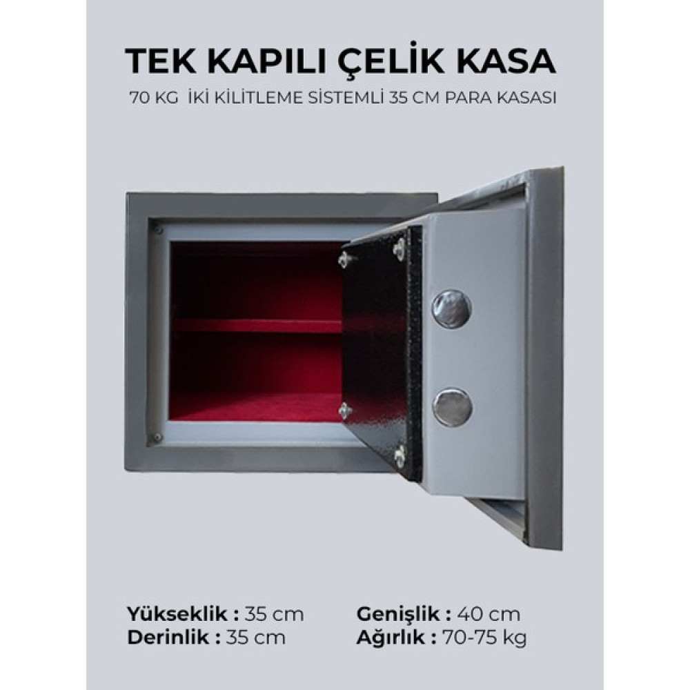 Hakan Kasa Çelik Para Kasaları - Hakan Para Kasaları - Tk-35 - Gri Para Sayma Makinesi Fiyatı