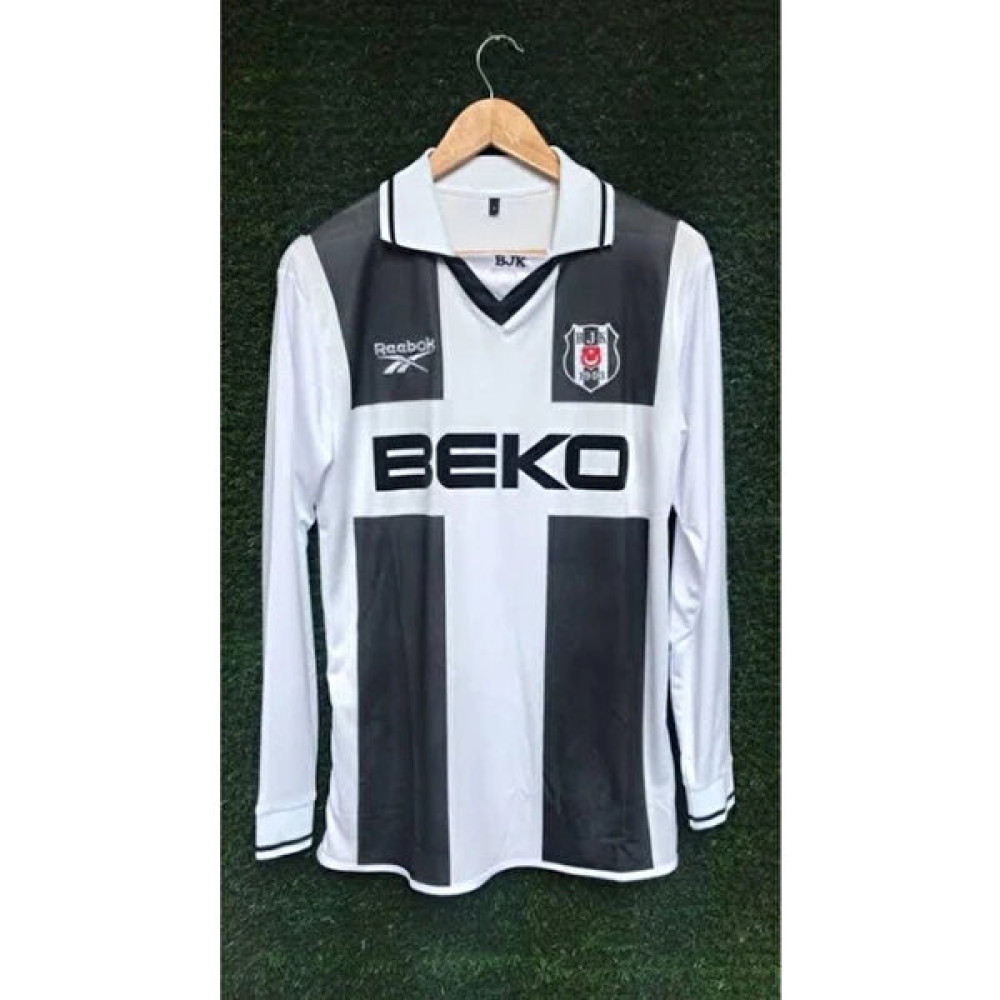 Hakan Spor Beşiktaş 1998 / 1999 Nostali Uzun Kollu Forması Erkek T-shirt Fiyatı