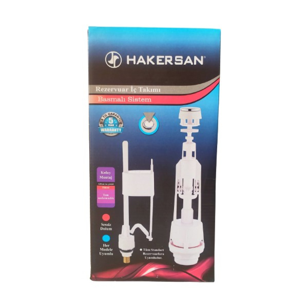 Hakersan Klozet Rezervuar Iç Takımı Basmalı Nalburiye & Hırdavat Fiyatı