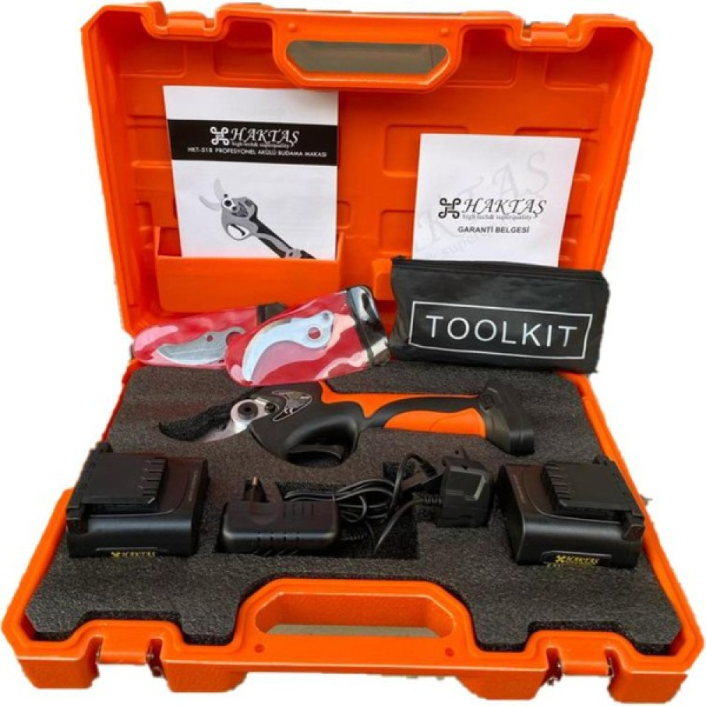 Haktaş Akülü Budama Makası 40 mm Pro HKT518 Dal Budama Makineleri Fiyatı
