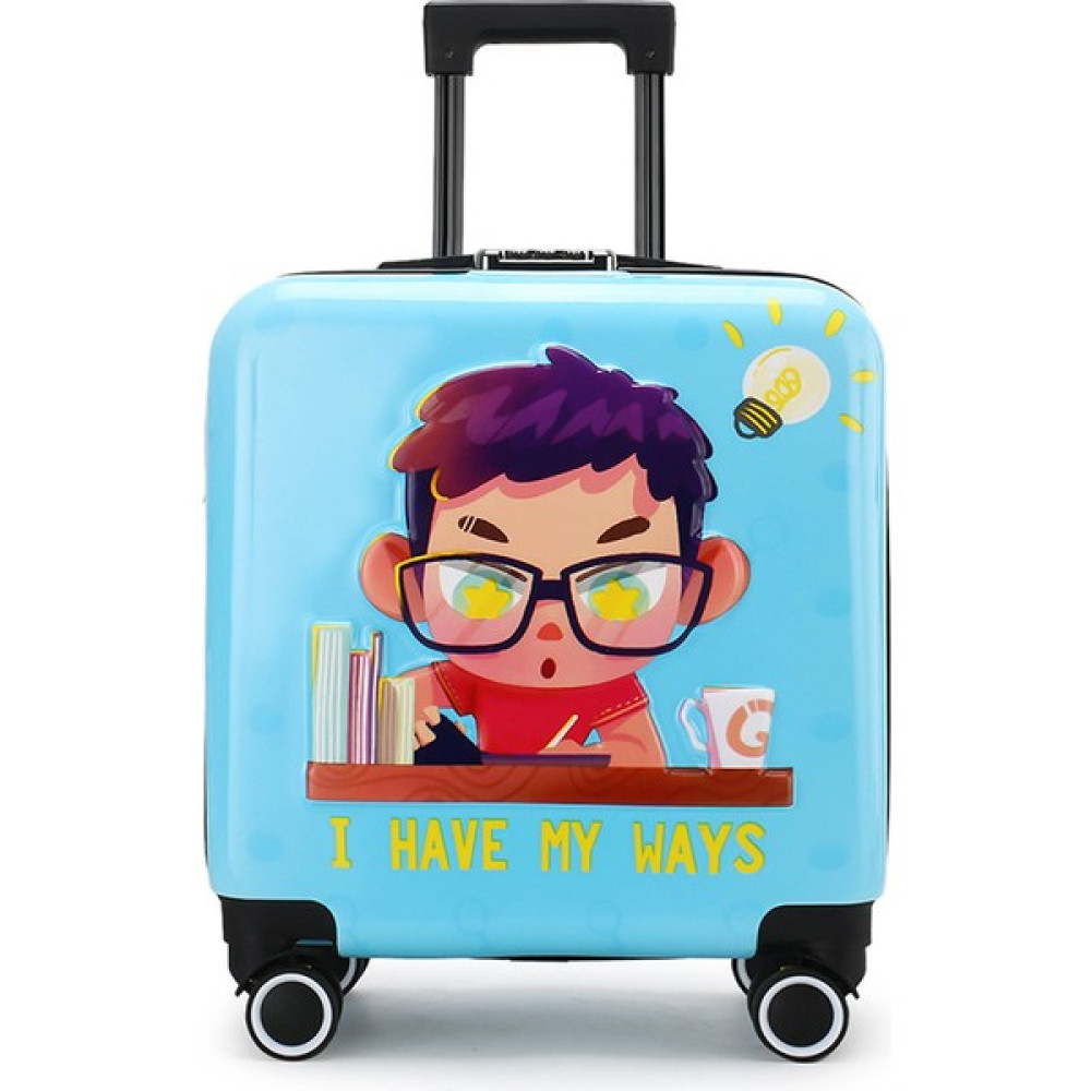 HalfSun Çocukların Trolley Case 20 Inch Boarding Case Cute Cartoon Luggage Skin Case Boys And S' Universal Wheel Travel Case New Style Çanta (Yurt ... Bebek-Çocuk Odası Fiyatı