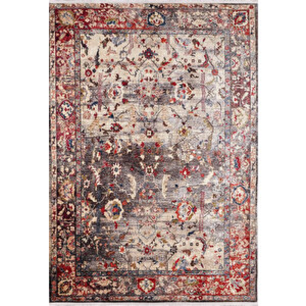 Halı Atölyesi Klasik Kahverengi Salon ve oturma Odası Yolluk ve yatak Odası Dijital Baskılı Makinede Yıkanabilir Kaymaz Taban Saçaklı Halı Hk054 100x400 cm Salon & Oturma Odası Tekstili Fiyatı