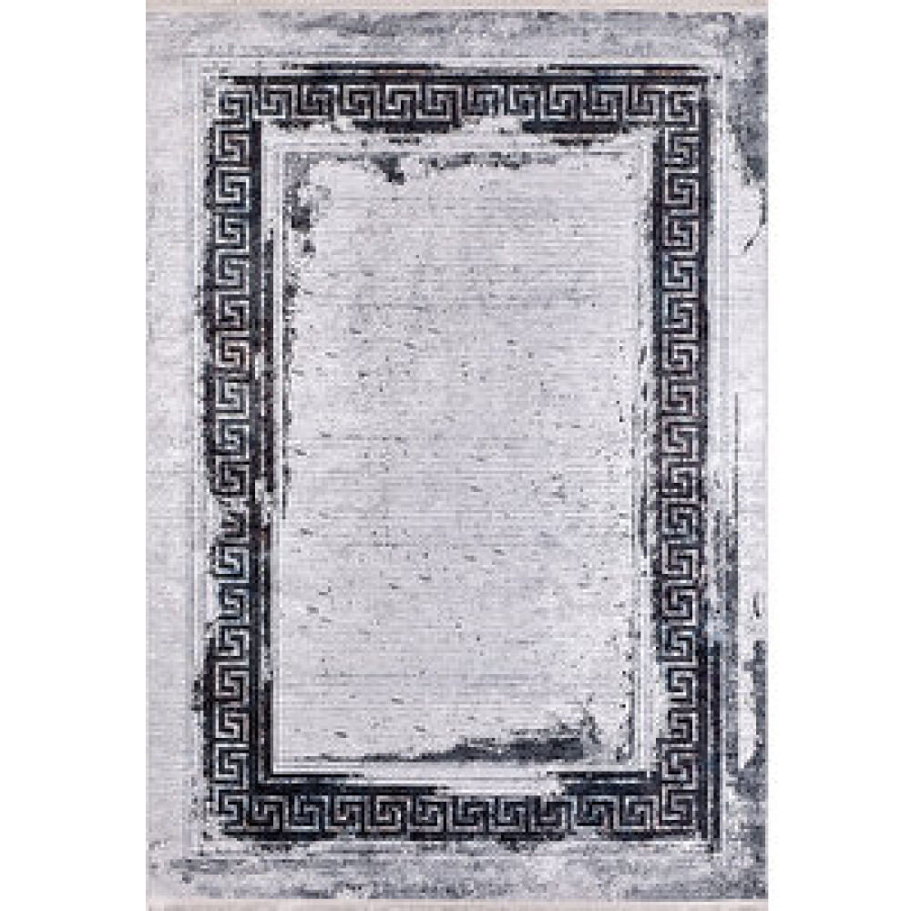 Halı Atölyesi Modern Gri Çerçeveli Dijital Baskı Yıkanabilir Hipoalerjenik Kaymaz Taban Halı Yolluk Ha045 80x200 cm Salon & Oturma Odası Tekstili Fiyatı