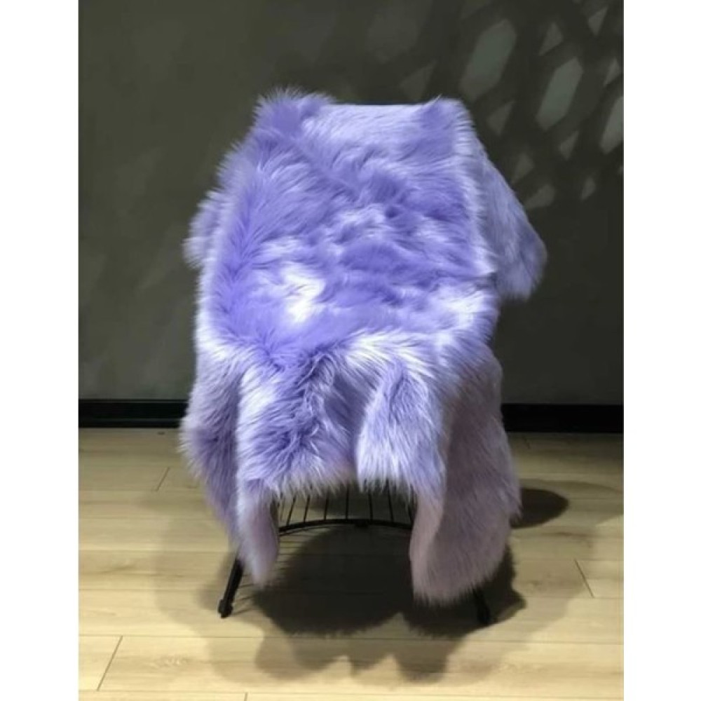 Halı Portalı Süet Taban Makinede Yıkanabilir Lila Kuzu Post A Post Lila - 150 x 150 cm Ev Tekstili Fiyatı