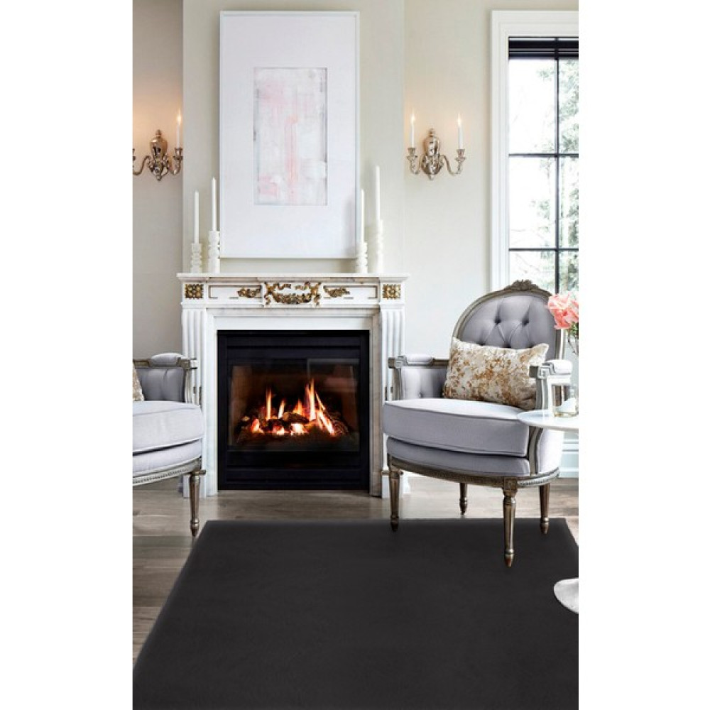 Halı Sepeti Rabbit Siyah En Trend Post Halı Peluş Halı Yıkanabilir Kaymaz Taban Çocuk Odası Yatak Odası - 160 x 230 cm Salon Halısı Fiyatı