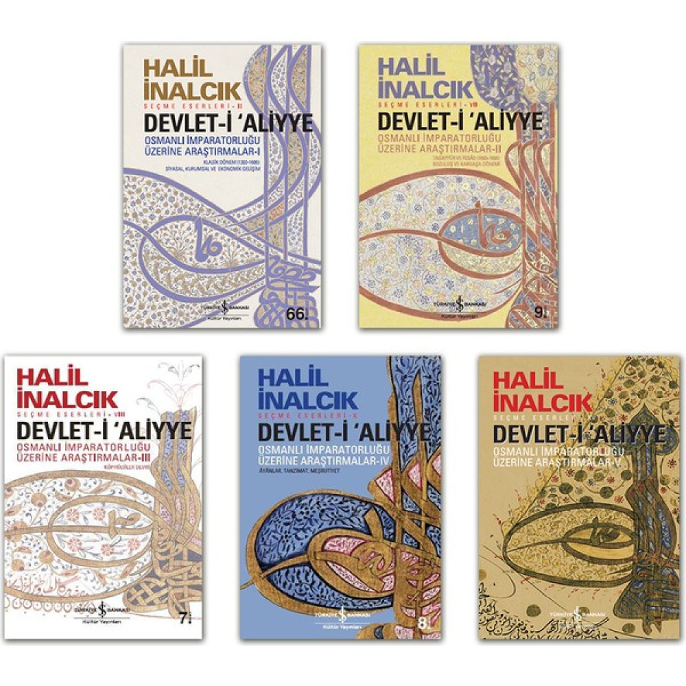 Halil Inalcık Devleti Aliyye Set 5 Kitap Iş Bankası Kültür Yayınları Osmanlı Tarihi Fiyatı