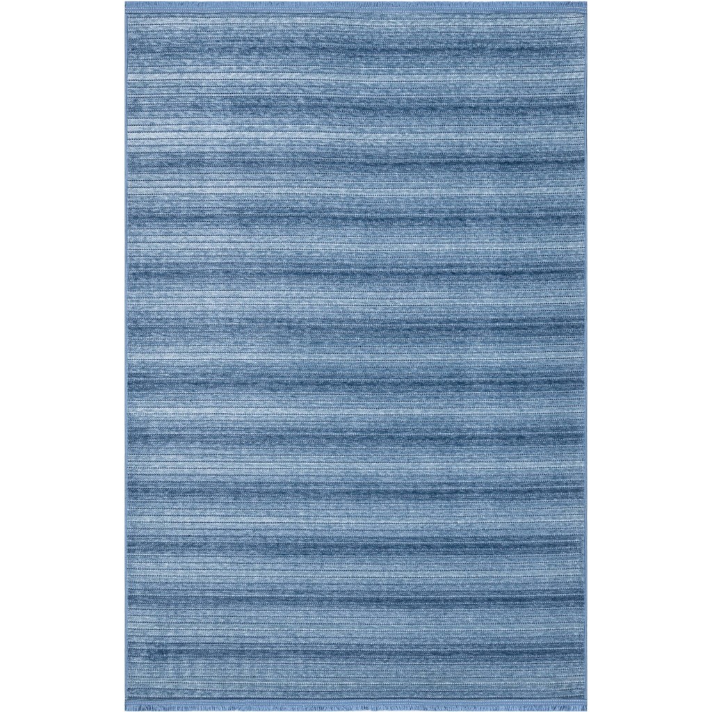 Hali.Net 160x250 cm Mavi Blue Etnik Lüks Çerçeveli Mikrofiber Halı | Salon Yatak Odası Halısı | Hav Vermez Leke Tutmaz Çabuk Kuru | 402-BLUE Salon Halısı Fiyatı