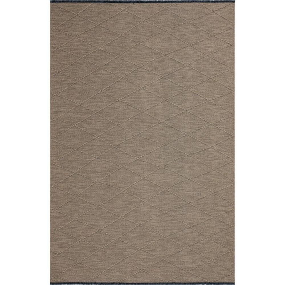 Halınet Serenade Vizon Geometrik Pamuk Kilim - 115 x 250 cm Salon Halısı Fiyatı