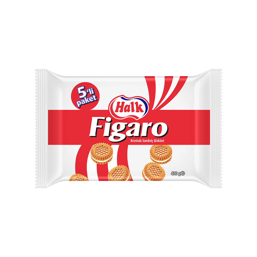 Halk Figaro Vanilya Kremalı Bisküvi 5x80 g Bisküvi ve Kek Fiyatı