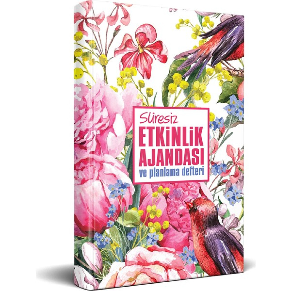 Halk Kitabevi Gül Bahçesi Süresiz Etkinlik Ajandası ve Planlama Defteri 13,5 x 21 cm Ajanda Fiyatı