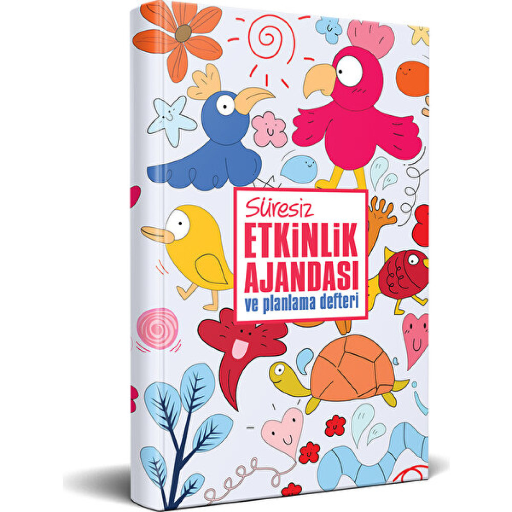 Halk Kitabevi Neşeli Hayvanlar Süresiz Etkinlik Ajandası ve Planlama Defteri 13,5 x 21 cm Ajanda Fiyatı
