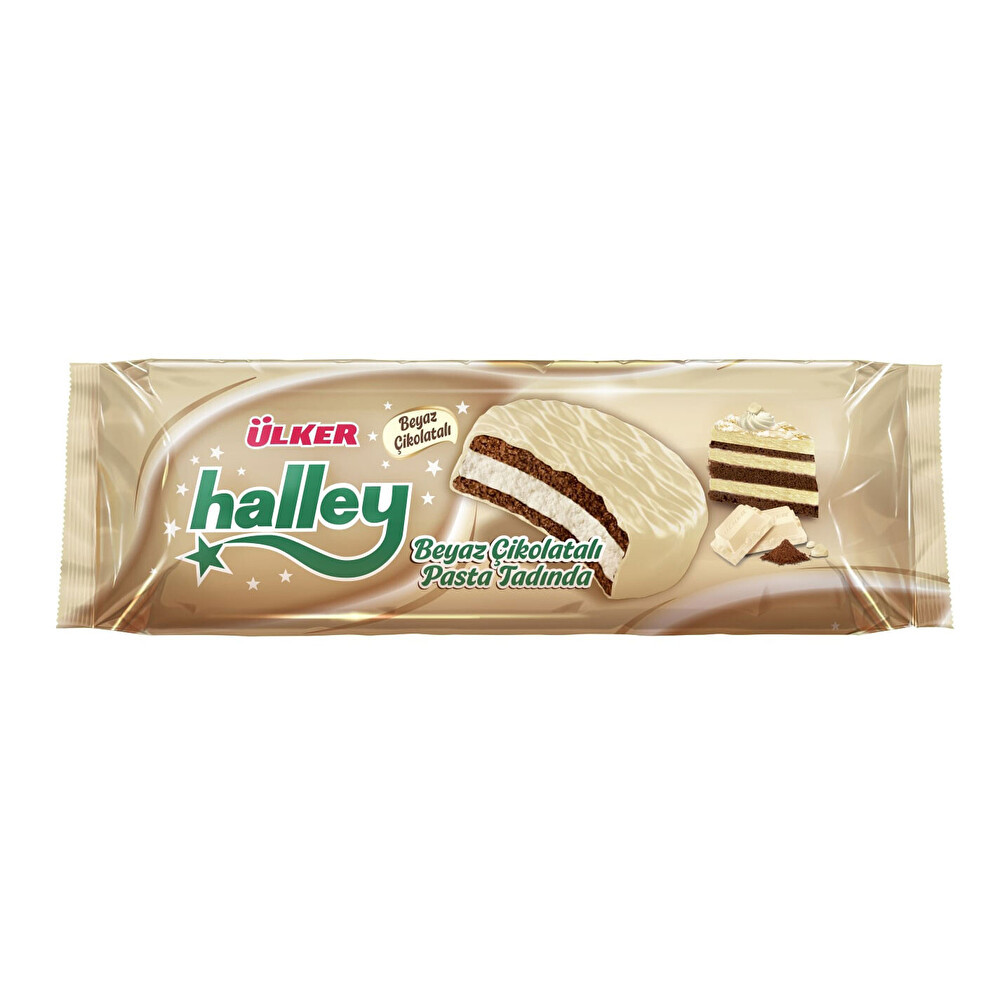 Halley Beyaz Çikolata Kaplamalı Sandviç Bisküvi ve Kek Fiyatı