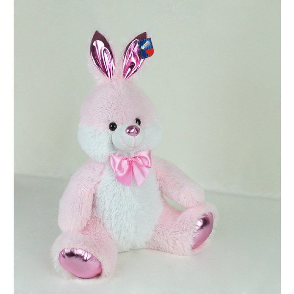 Halley Oyuncak Parlak Peluş Tavşan 40 cm 62504 - Pembe Peluş Oyuncaklar Fiyatı