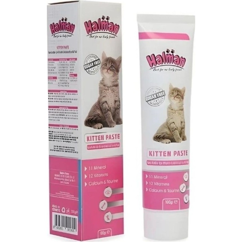Halman Kitten Paste Yavru Kedi Vitamin ve Aminoasit Içerikli Macun 100GR Diğer Fiyatı