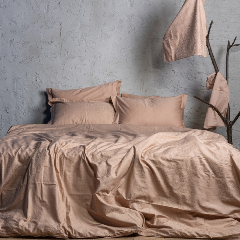 Hälsa | Borås Vizon | ‘H’ Monogram Jakarlı Pamuk Saten Battal Boy Nevresim Takımı - 240 x 220 cm Nevresim Takımı Fiyatı