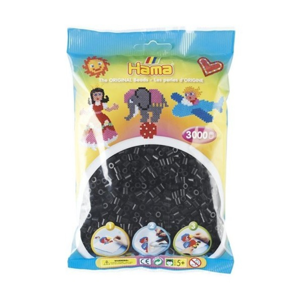 Hama 3.000'Lik Poşet Hama Midi - Siyah Sanatsal Malzemeler Fiyatı
