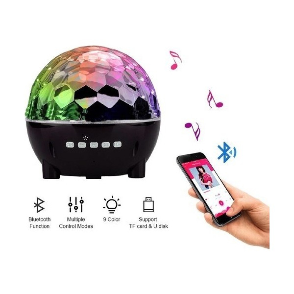 Hambag Disko Işıklı Bt/Fm/Sd/Aux Hoparlör Mükemmel Ses Sistemi Gece Lambası Fiyatı