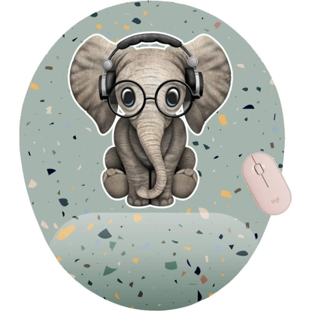 Hamiki Minik Sevimli Fil Bilek Destekli Mouse Pad Ergonomik Kaymaz Taban Mousepad Fare Altlığı Mouse Pad Fiyatı