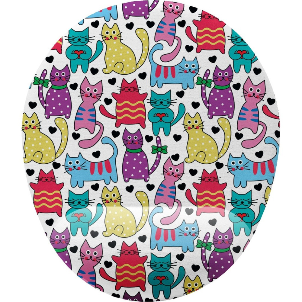 Hamiki Sevimli Kediler Kaymaz Bilek Destekli Mouse Pad Ergonomik Kaymaz Taban Mousepad Fare Altlığı Mouse Pad Fiyatı