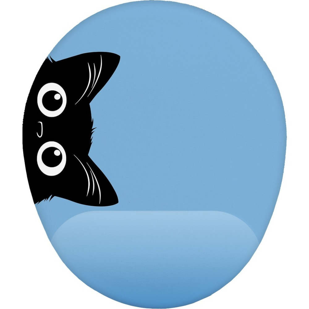 Hamiki Sevimli Renkli Kedi Bilek Destekli Mouse Pad Ergonomik Kaymaz Taban Mousepad Fare Altlığı - Mavi Mouse Pad Fiyatı