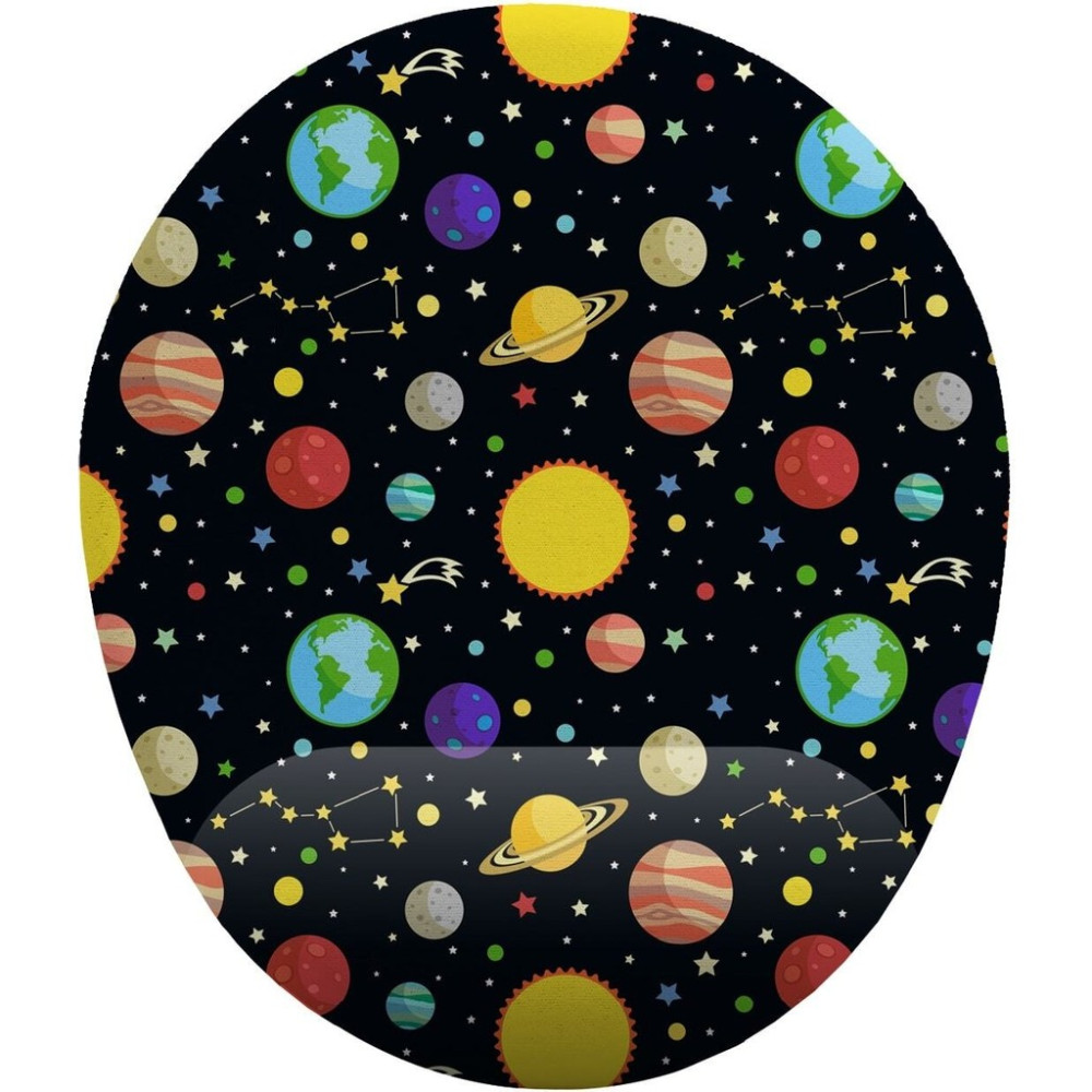 Hamiki Uzay Güneş ve Gezegenler Bilek Destekli Mouse Pad Ergonomik Kaymaz Taban Mousepad Fare Altlığı Mouse Pad Fiyatı