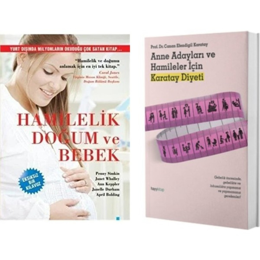 Hamilelik, Doğum ve Bebek + Anne Adayları ve Hamileler Için Karatay Diyeti (2 Kitap) Çocuk Bakımı Kitapları Fiyatı