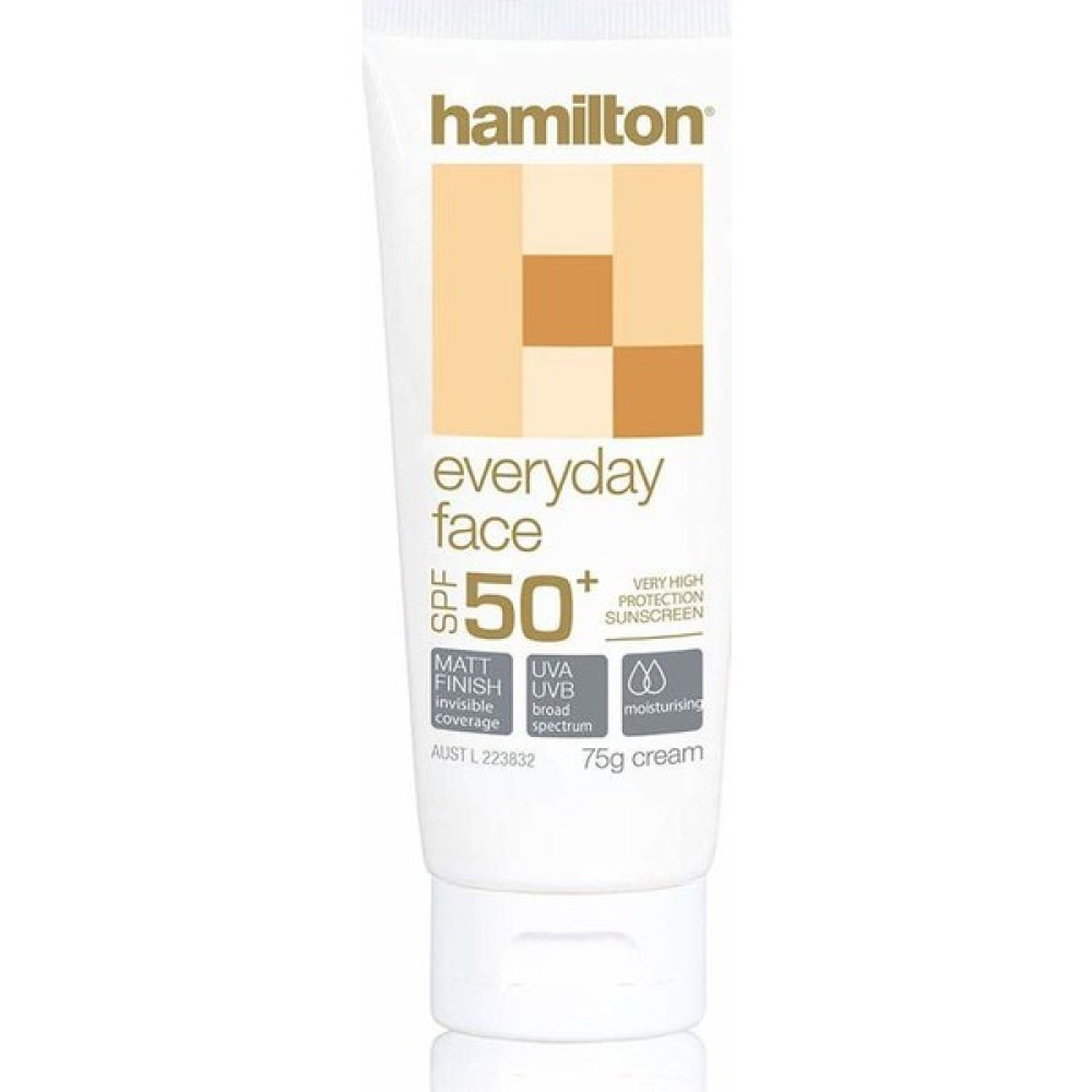 Hamilton Everyday Face Spf 50 Faktör 75 Ml  Yüz için Güneş Kremi Güneş Kremleri ve Losyonları Fiyatı