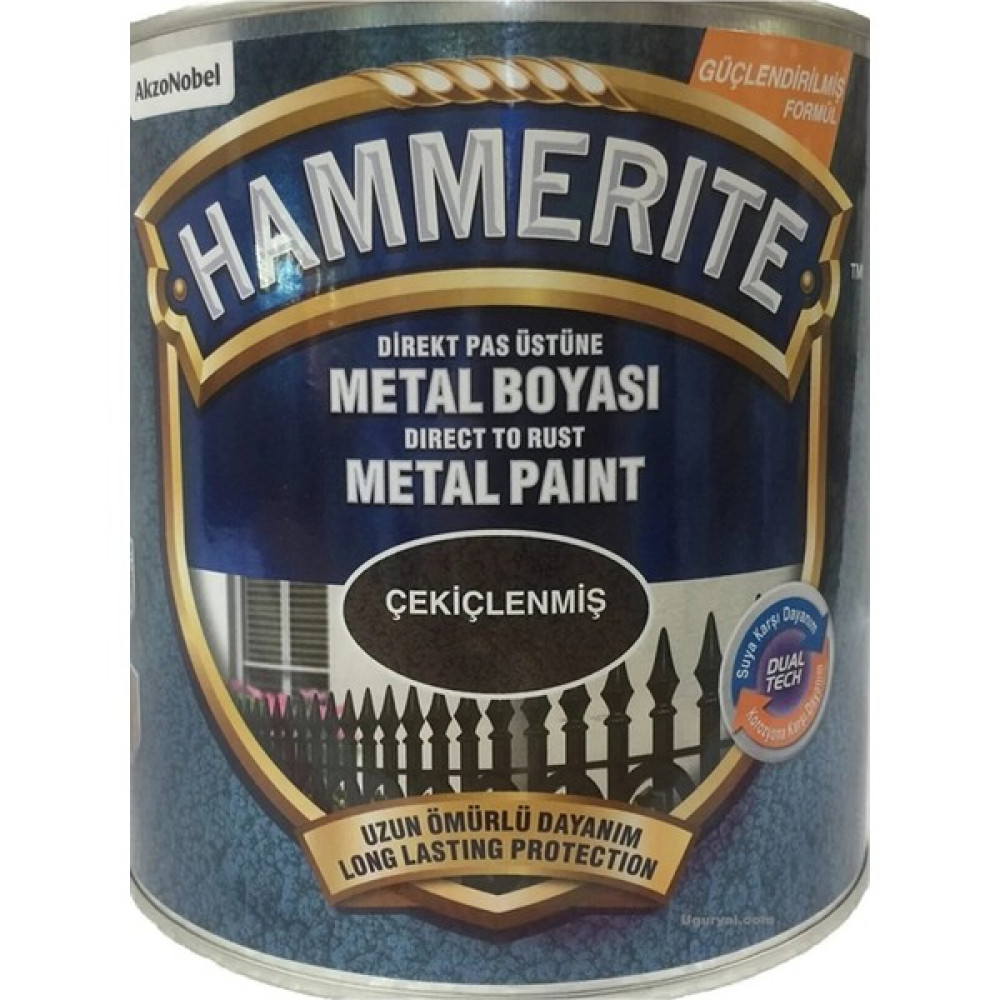 Hammerite Direk Pas Üstü Çekiçlenmiş Metal Boyası Siyah 2.5lt İç Cephe Duvar Boyası Fiyatı