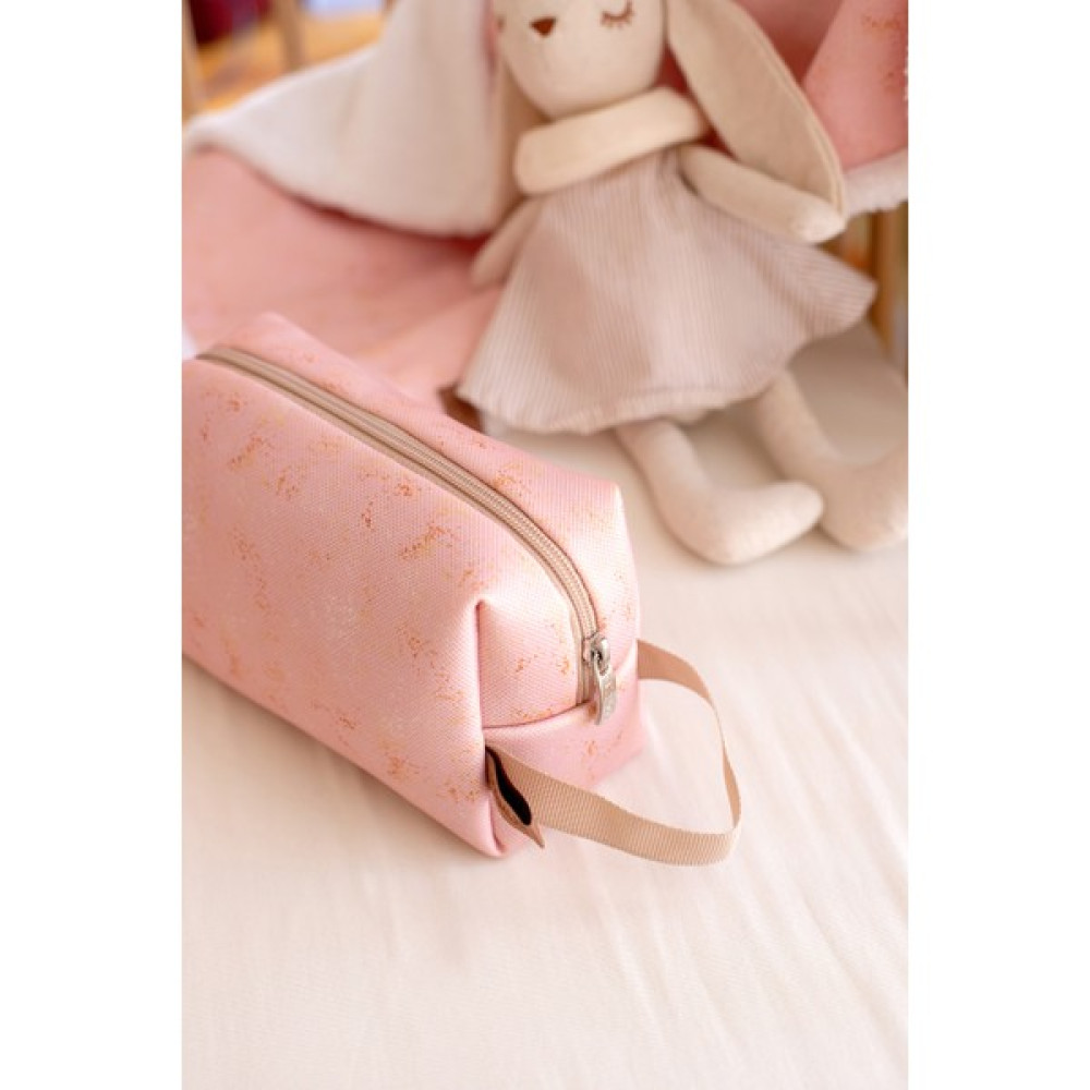 Hamur Fermuarlı Kirli Temiz Islak Kuru Bebek Çamaşır Giysi Kıyafet Çantası Solid Pudra Pembe Bebek Bakım Çantası Fiyatı