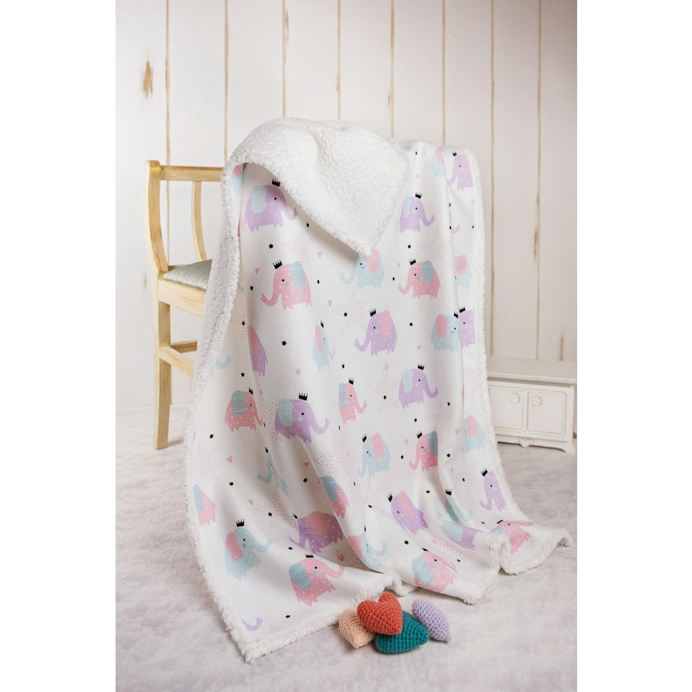 HAMUR Fluffy Bebek Battaniyesi 80x100 Cm Elephant 80 x 100 Beden Bebek Battaniyesi Fiyatı