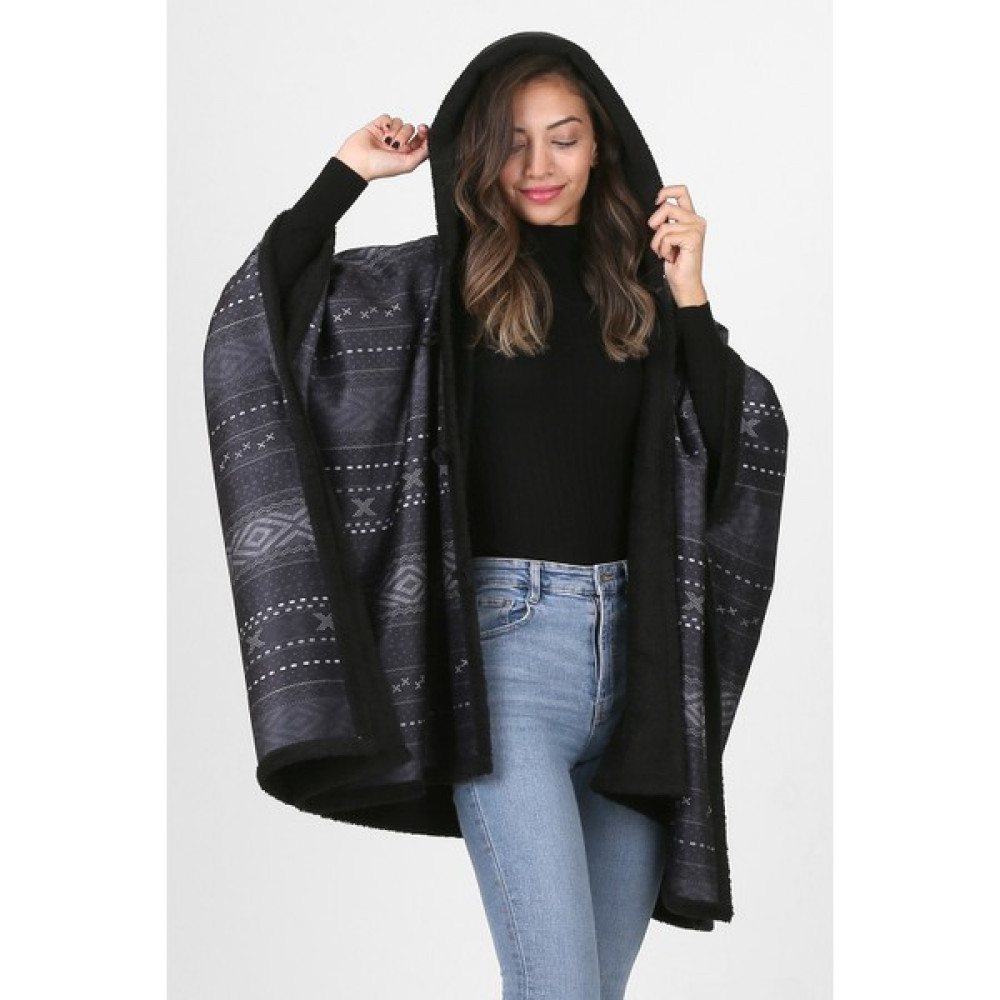 Hamur Kapşonlu Oversize Düğmeli Içi Siyah Peluş Kadife Mont Dote KK-804 Bayan Mont Fiyatı